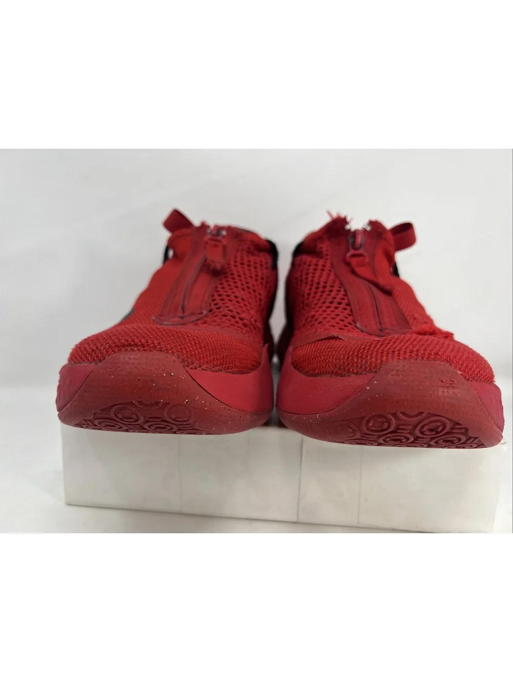 New Nike By You PG 4 iD Red Black CQ7339 991 Men's Size 6 US Women's 7.5